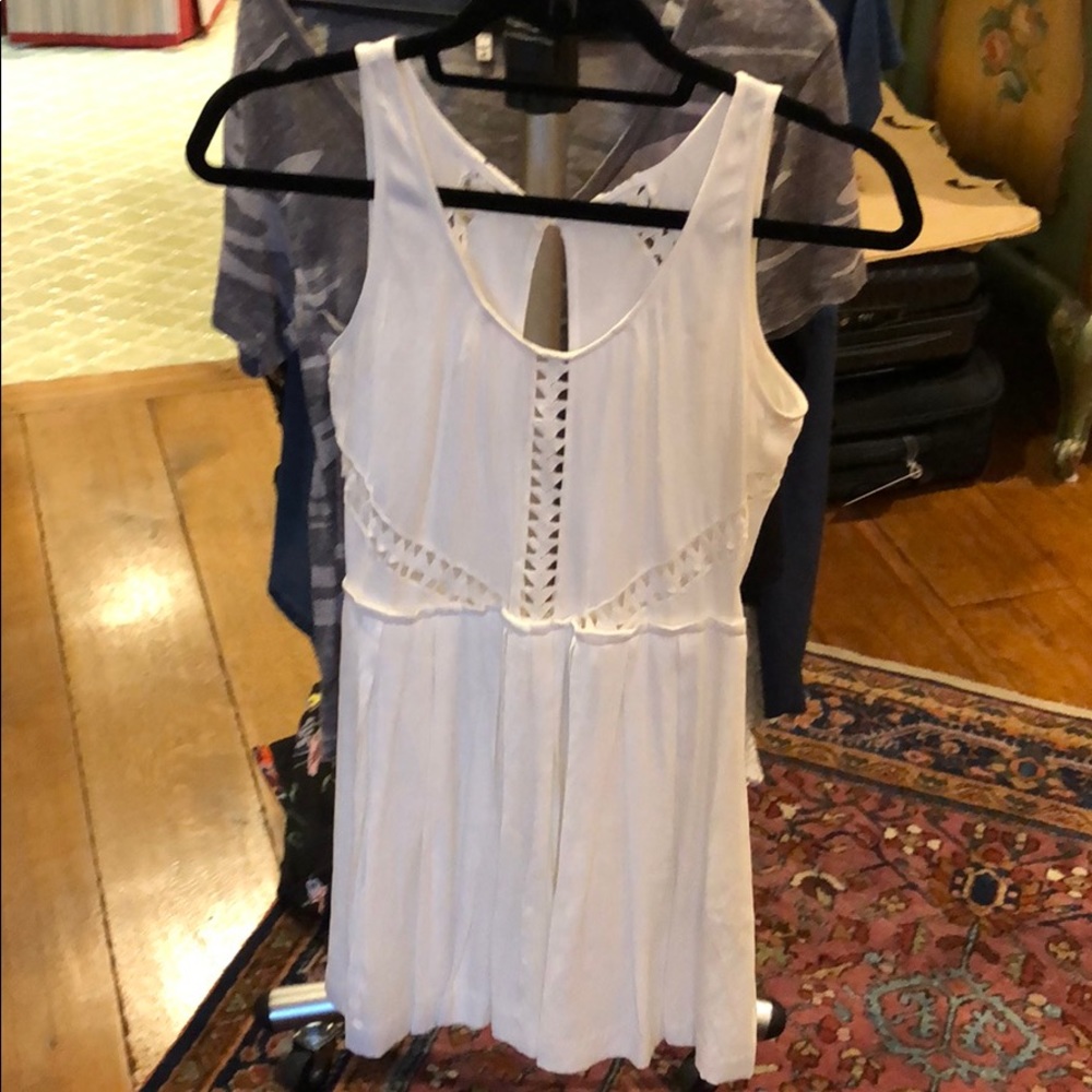 Beautiful detailed white dress